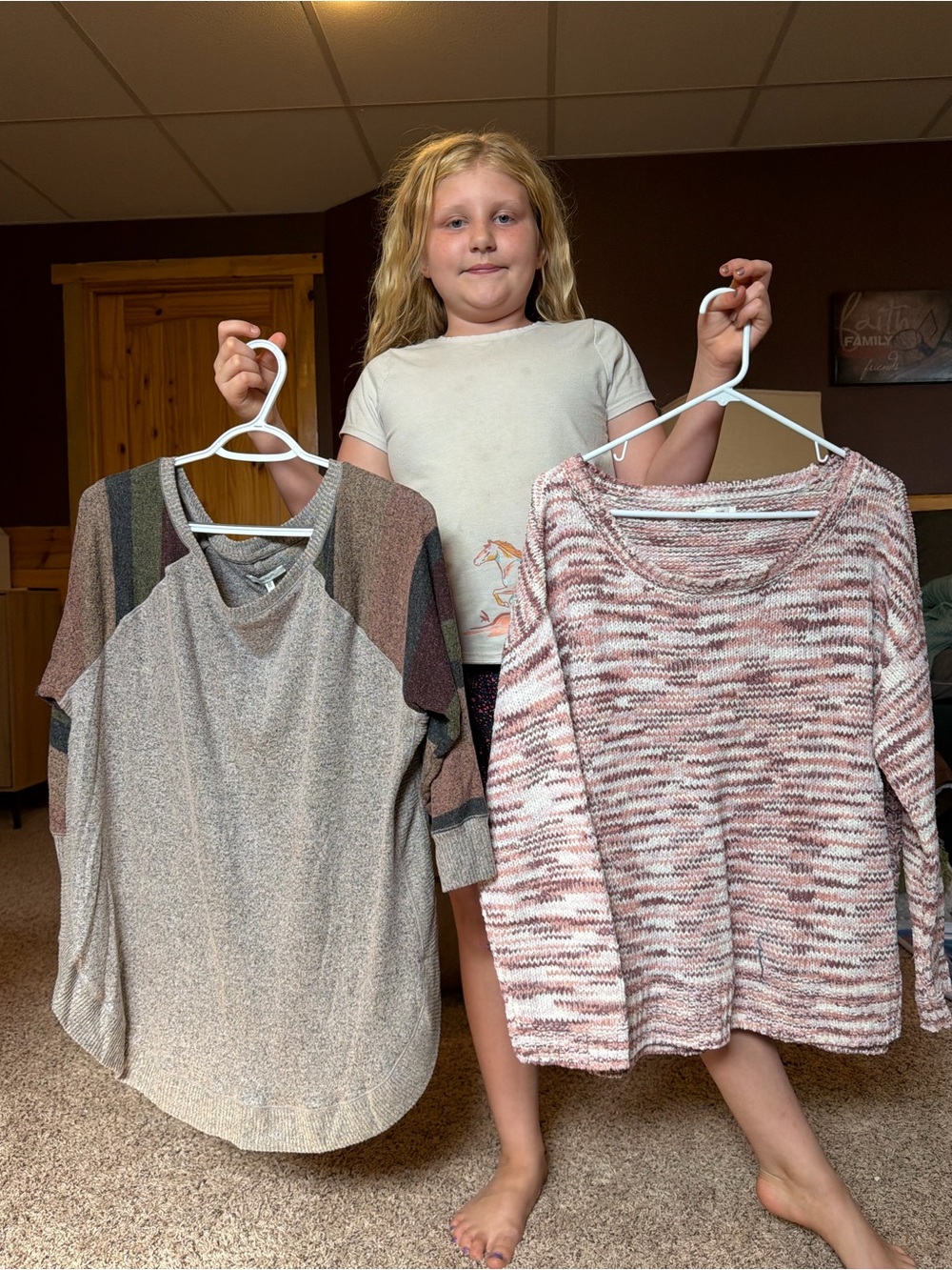 2 sweaters from Maurice's